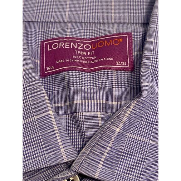 Lorenzo Uomo Shirt Trim Fit, Size 16 1/2, 32-33 - Picture 4 of 5